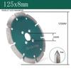1pc 90/110/125mm V Shape Thickened Saw Blades Tool For Concrete Stone Cutting Disc Angle Grinder Accessories