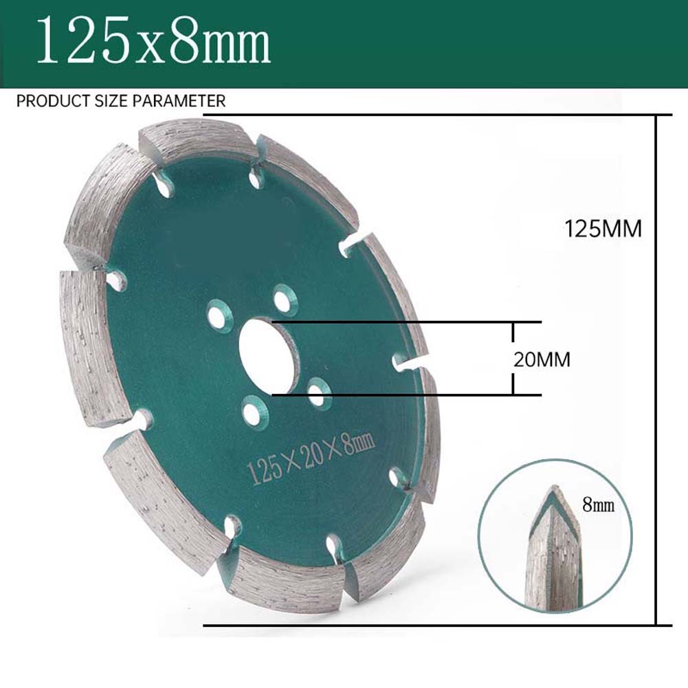 1pc 90/110/125mm V Shape Thickened Saw Blades Tool For Concrete Stone Cutting Disc Angle Grinder Accessories