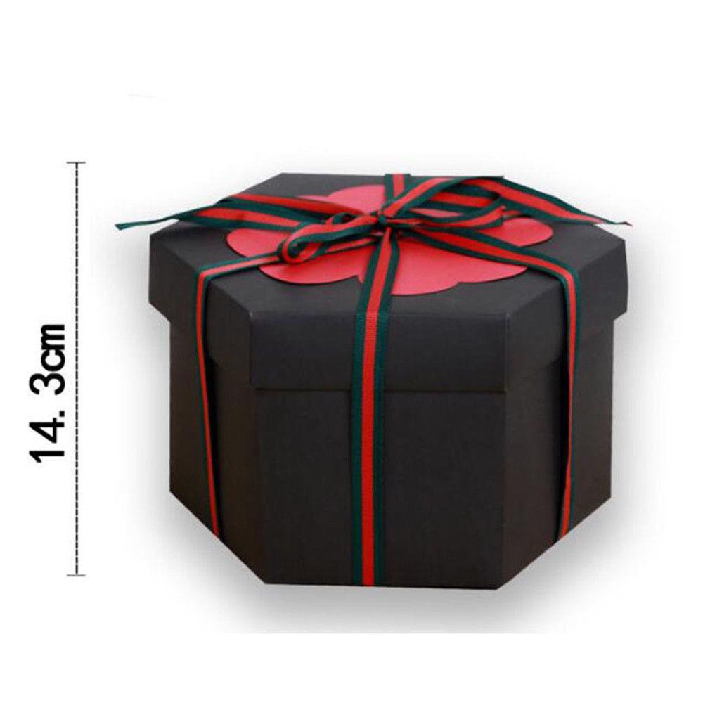 Novelty Bomb Explosion Box Memory Scrapbook Photo Album Anniversary Gift Box DIY