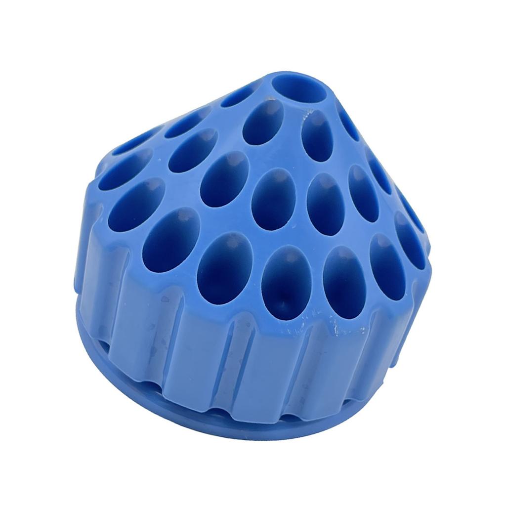360 Degree Rotating Plastic Storage Box for Nail Drill Bits with Multi Holes Designs Dental Polishing Grinding Head Case