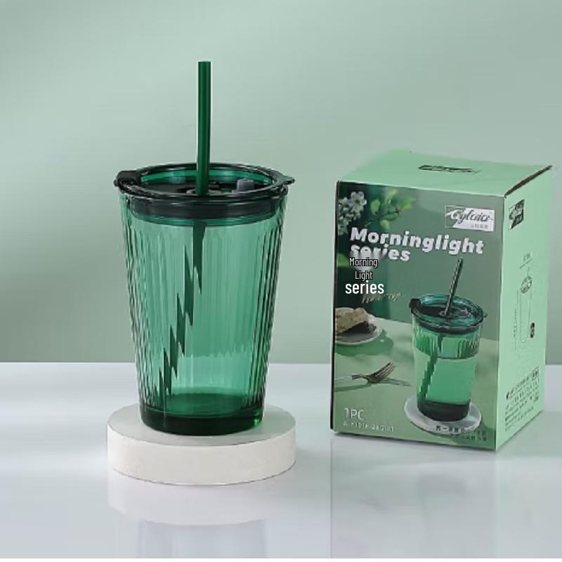 Aglaia Glass Straw Tumbler
