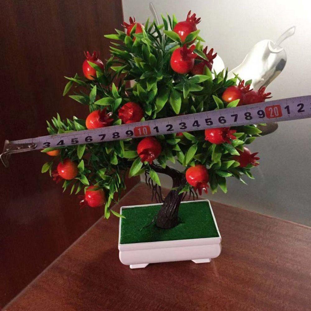 Plastic Foam Artificial Fruits Bonsai Multicolor Simulation Plant Potted Fruit Tree Potted Gift