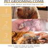 Stainless Steel Pet Comb Pet Grooming Comb Round Tooth Dog Comb For Dogs And Cats With Matted Hair (19 X 4cm)