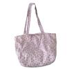 4 Fresh and sweet floral chiffon shoulder bag large-capacity student class bag fashionable versatile tote bag women