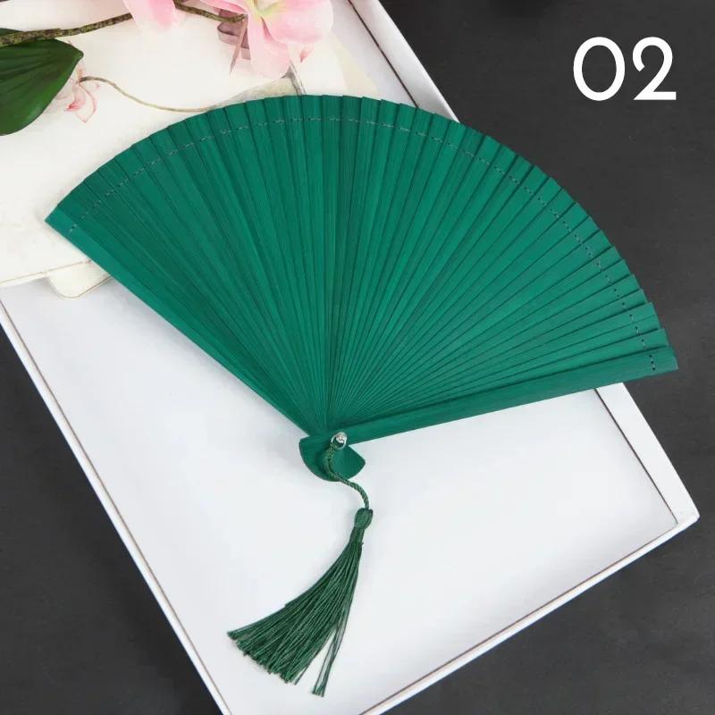 Chinese Style Classical Fan Carved Full Bamboo Folding Hand Fan Home Decor Dance Hand Fan Fashion Show Props Crafts Gift