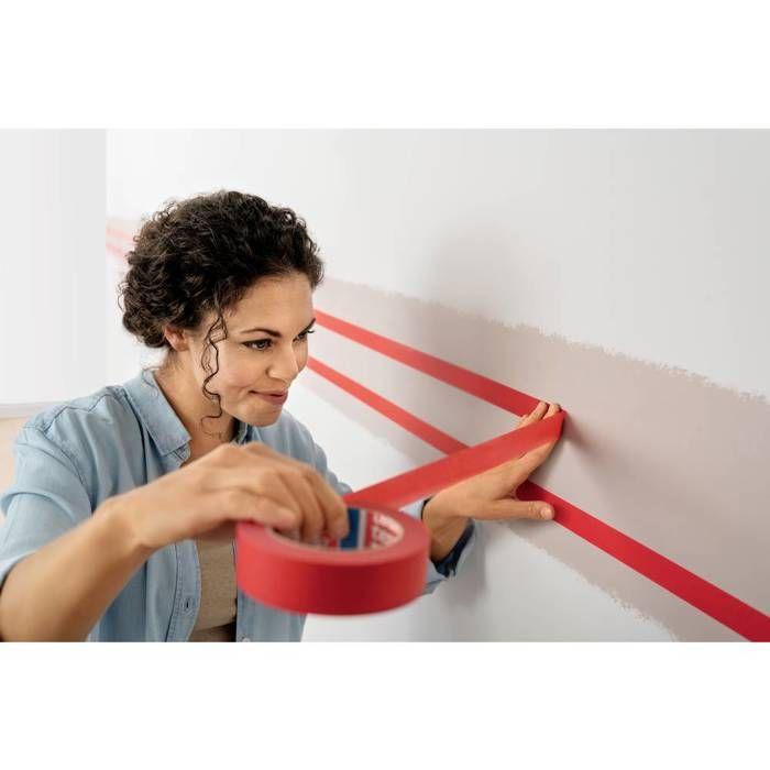 Tesa EXCELLENT 56548-00000-00 Bande de masquage rouge (L x l) 50 m x 30 mm 3 pc(s)