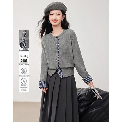 Elegant Long Sleeve Knit Cardigan