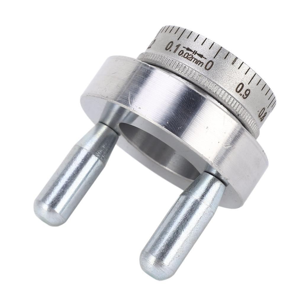 Hand Wheel 50mm Mini Lathe Hand Wheel Mini Lathe Hand Wheel with Handle Crank Aluminum Alloy 50mm 2in 0‑1mm Scale  Size