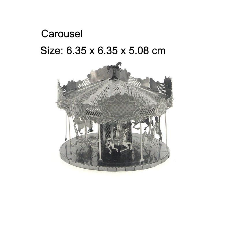 World Architecture 3D Metal Puzzle  Tower Model Diy Laser Cut Jigsaw Model For Adult Kid Educational Toys Desktop Decoration
