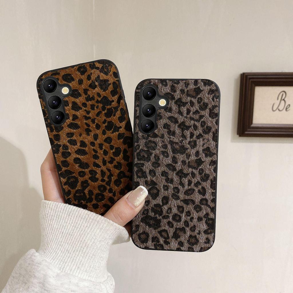 Pluszowe Etui na Telefon z Nadrukiem Pantery, Odporne na Upadki, dla Samsung S24Ultra/S25Edge