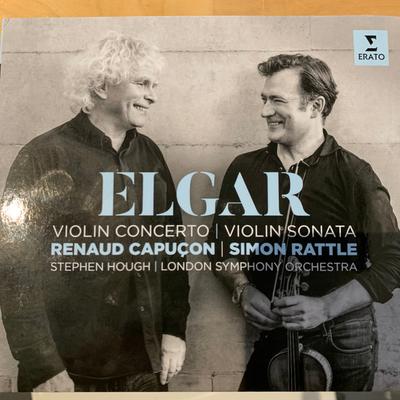 CD SIR EDWARD ELGAR - RENAUD CAPUÇON,  - Violinkonzert / Violinsonate 17765149 Erato, Warner C 2021 Japan Klassik Gebraucht
