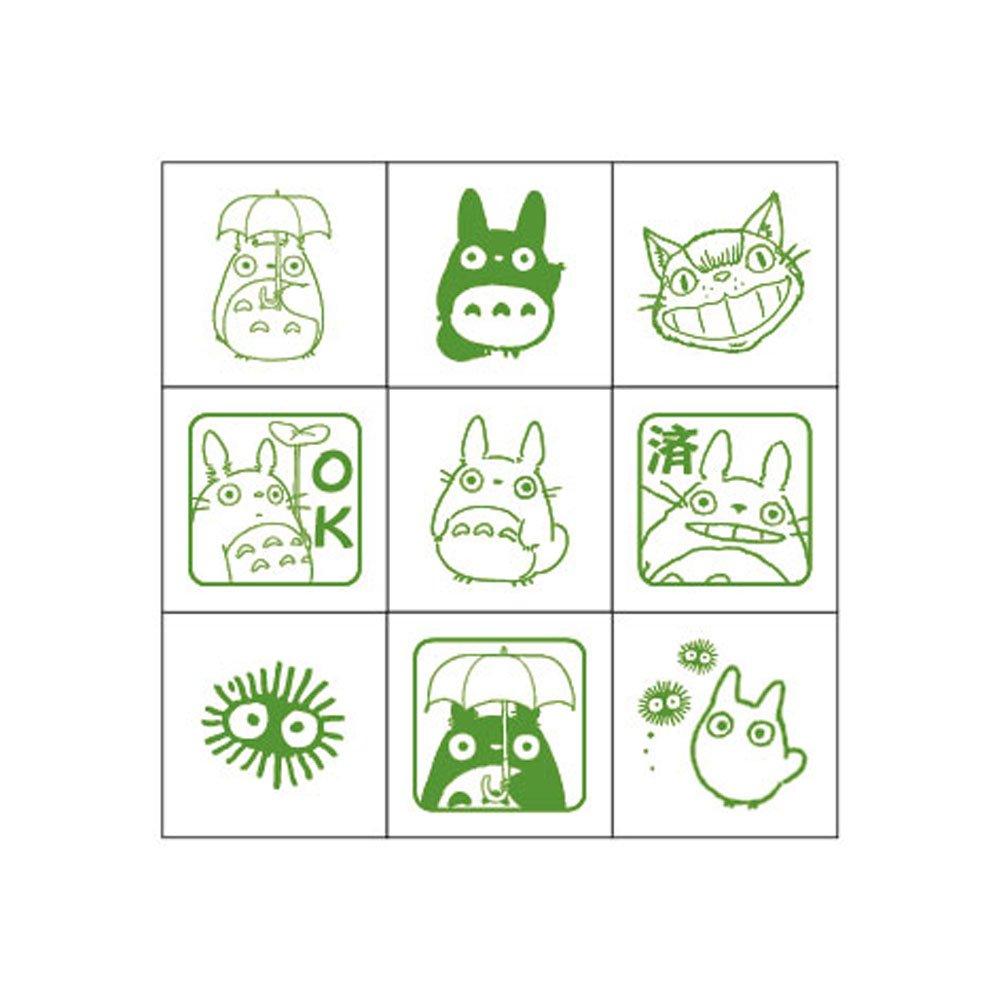BEVERLY Studio Ghibli My Neighbor Totoro Square Acrylic Stamp Check Stamp CK9-003