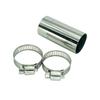 1/2/4/6X 24mm 50mm Length Air Diesel Parking Heater Exhaust Pipe Connector Adapter Vent Hose With Clamps For Webasto Eberspacher