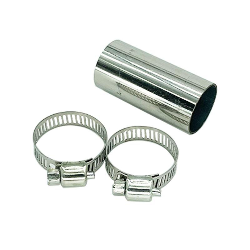 1/2/4/6X 24mm 50mm Length Air Diesel Parking Heater Exhaust Pipe Connector Adapter Vent Hose With Clamps For Webasto Eberspacher