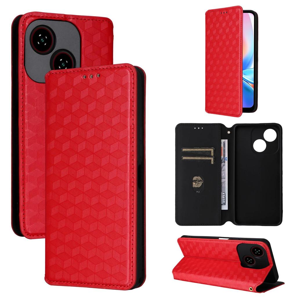 Flip-Cover für ZTE Blade A35E / Blade A35e, PU-Leder, Rundumschutz mit [RFID-Blockierung]