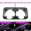 Car Center Console Water Drink Cup Holder Inlay Cover Panel For Mercedes Benz S Class W221 2008-2013 S300 S350 S400 S450 S500
