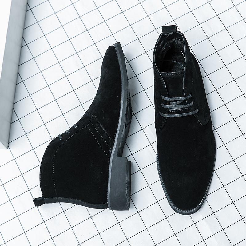 Fashion Leather Boots For Man Genuine Leather Big Size Boots High Quality Designer Formal Boots Casual Boots Fashion Business