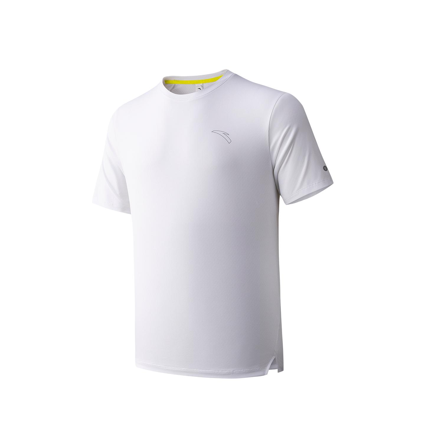 Anta Short Sleeve Knitted T-Shirt Summer 2026 Men tops Pure-White 952625101-2 S