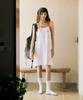 CLOTE Soft Terry Dress - White