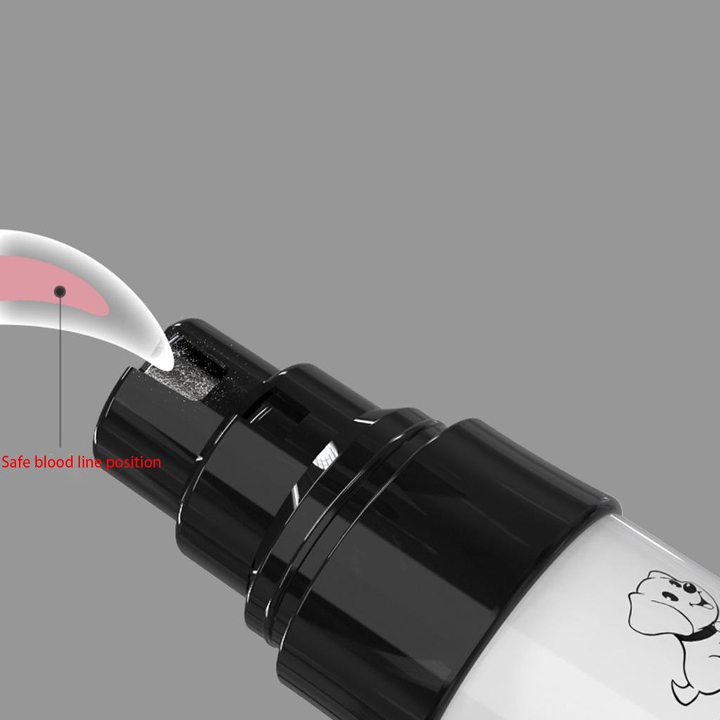 Mașină de tocat unghii pentru animale de companie Mașină de tuns unghii electrică pentru pisici Mașină de tuns unghii reîncărcabilă Set de tuns cu LED