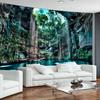 1Pc Ultra Large Size Cave Natural Swimming Pool Scenery Photo Background Wall Tapestry-Large Size Decorative Hanging Cloth