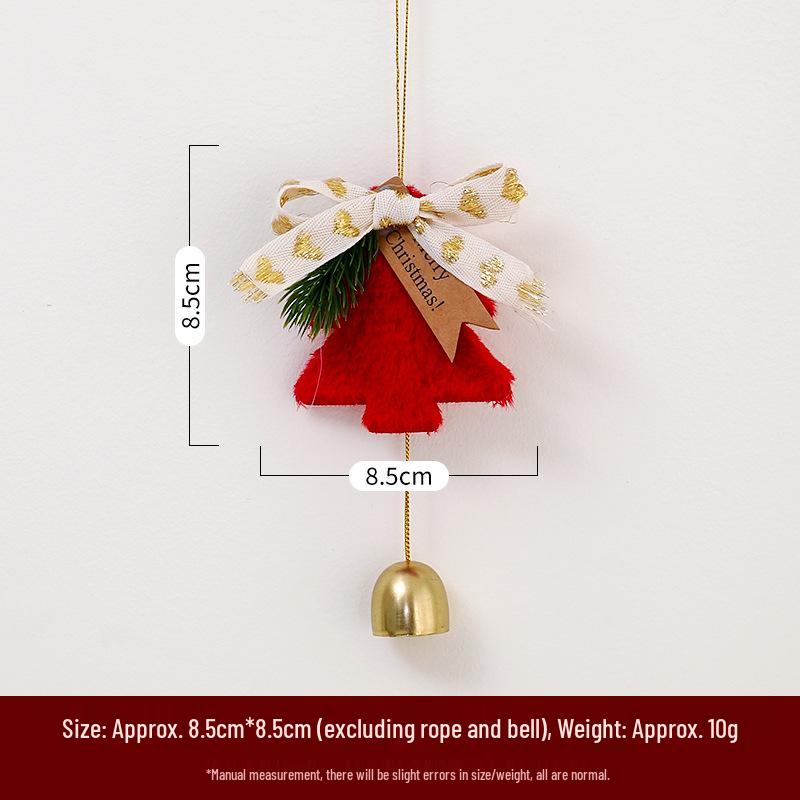 Christmas Bell Ornament: Tree Pendant, Doorbell, Car Wind Chime & Gift