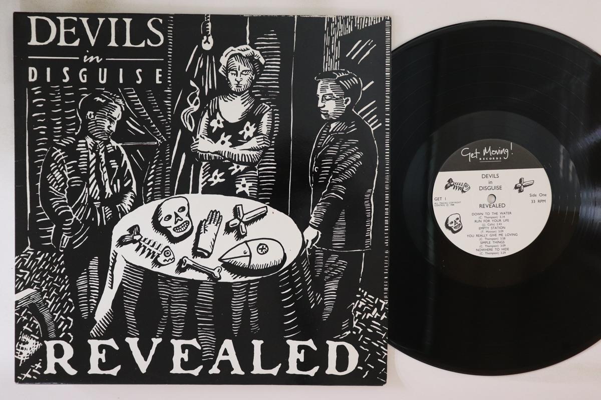

LP Record DEVILS IN DISGUISE Revealed GET1 GET MOVING 1988 UK Folk Used