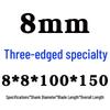 Southwest 3-Flute End Mill with Three Straight Shanks - Sizes: 3 To 20mm