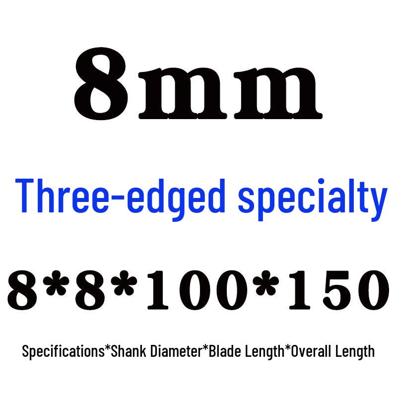 Southwest 3-Flute End Mill with Three Straight Shanks - Sizes: 3 To 20mm