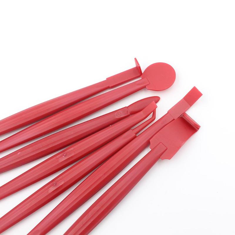 7pcs/set Car Vinyl Wrap Film Squeegee Scraper Tools Edge-closing Tool for Automobile Film Sticking Car Styling Auto Accessories