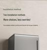 Punch-Free Wall-Mounted Gun Gray Tissue Box and Towel Holder
