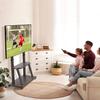 32-100 Inch Tall TV Cart Mobile Floor TV Stand Adjustable Height