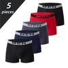 Men's 10-pack Solid Color Boxer Briefs - Casual, Stylish Elastic Waist Underwear