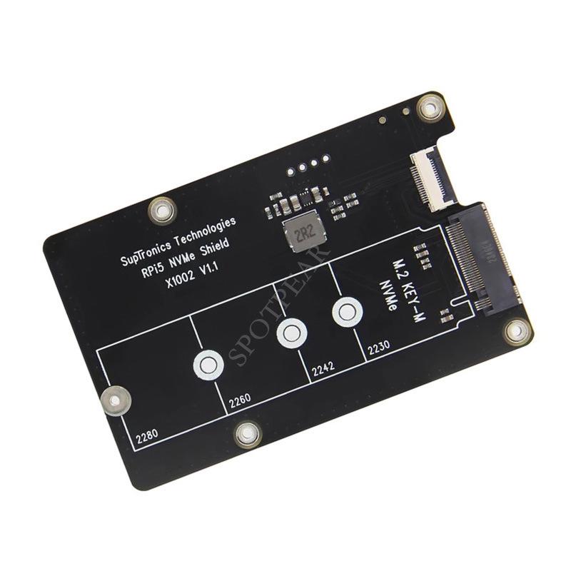 

Pi5 X1002 Raspberry Pi 5 PCIe to M.2 NVMe SSD Expansion Board