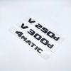 3D Letters V250d V300d NIGHT EDITION ABS Emblem for Mercedes Benz V Class W447 Car Fender Badge Trunk Nameplate Logo Sticker IX6