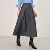 French Style A-Line Midi Skirt