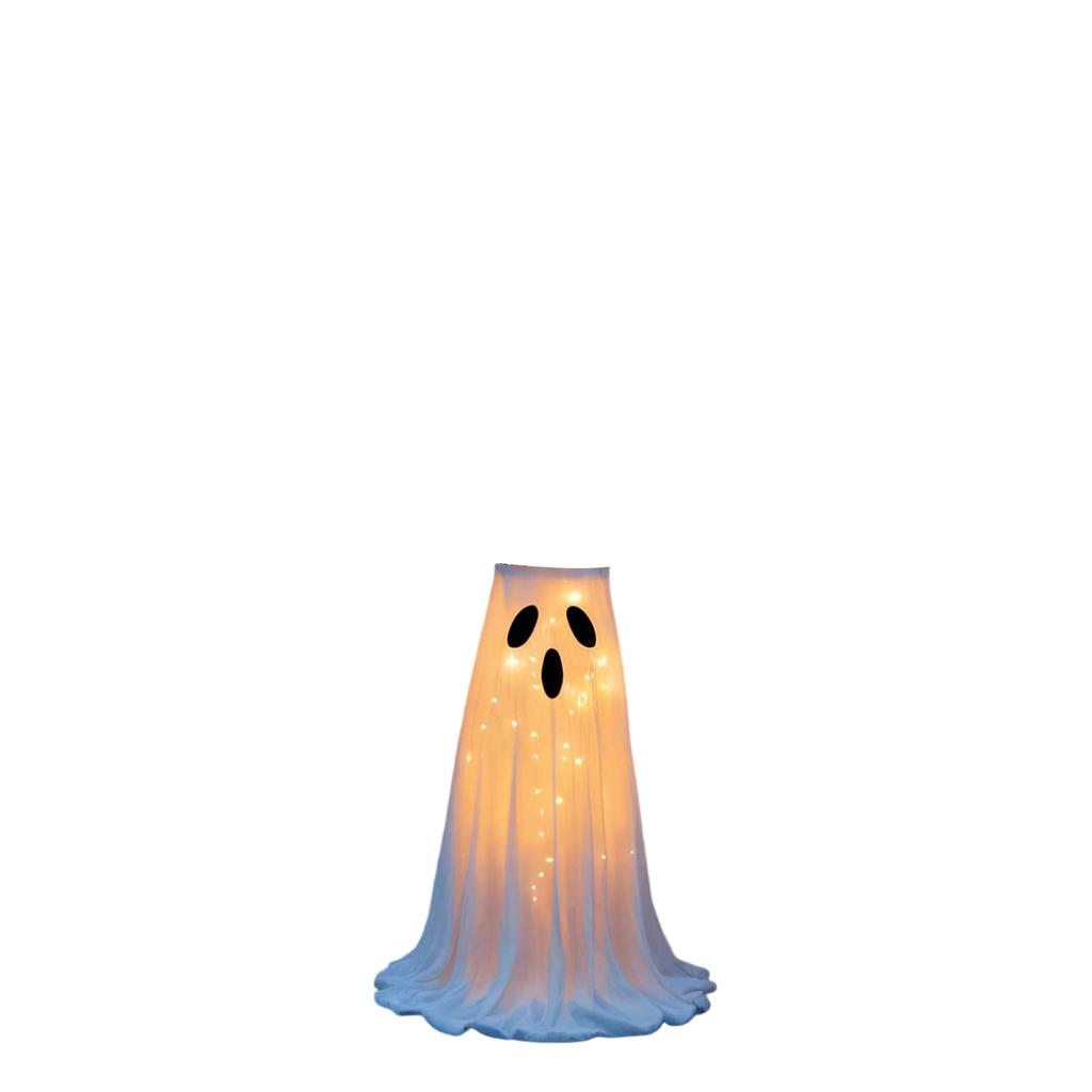 HalloweenGhost Candy Bowl Stand Lighted Large WitchGhost Pot Trick OrTreat Candy Candy Stand