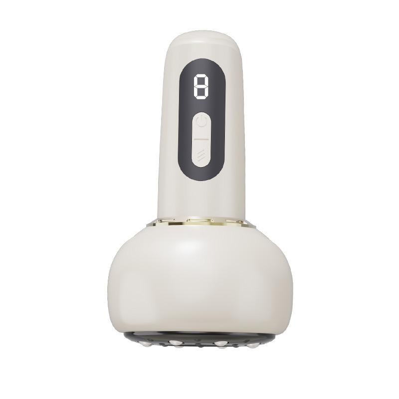 

Handheld Electric Lymphatic Drainage Machine Meridian Body Abdominal Massage Brush With Adjustable Guasha Hot Compress бежевий
