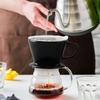 Flacher Boden Pour Over Kaffeefilter Wiederverwendbarer Kegel Tropfhalter Keramik Kaffeetropfer Büro