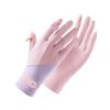 Sun Protection Gloves Sunscreen Breathable Anti-Uv Cooling Fabric Slip Gloves For Outdoor Cycling Driving