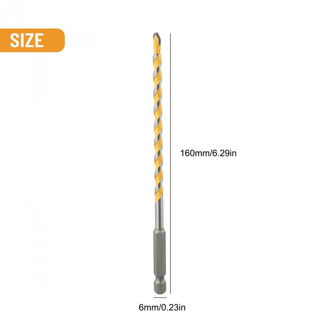 Bohrer Verschleißfester 1/4 Zoll Sechskantschaft Brandneu