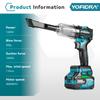 Yofidra Bürstenloser 2-in-1 Turbo-Gebläse Jet-Ventilator & Staubsauger 80000 U/min Handstaubgebläse für Makita 18V Akku Pin