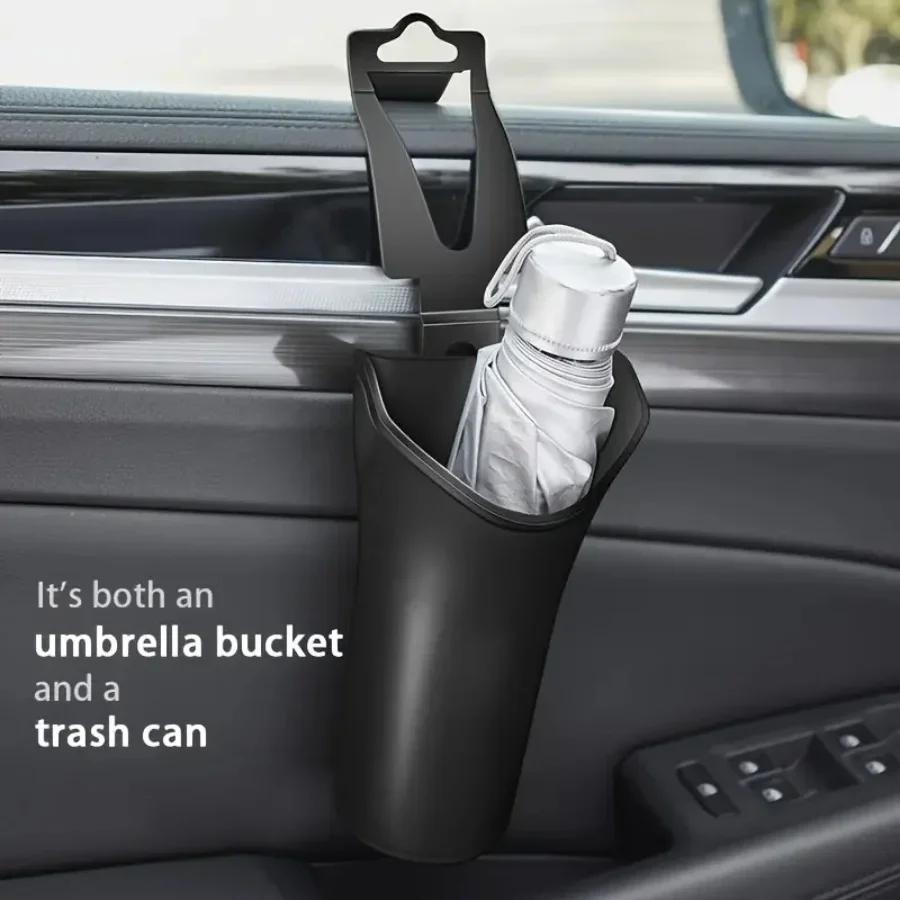 Save Interior Space, Car Umbrella Holder, Car Rear Seat Umbrella Holder, Umbrella Cover, Storage Bucket, Storage Box, Waterproof