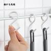 S-shaped hooks, fall-proof, rust-proof, and quiet. Set of 10. Bendable and anti-fall hooks. Perfect for hanging small items in the kitchen, bathroom,