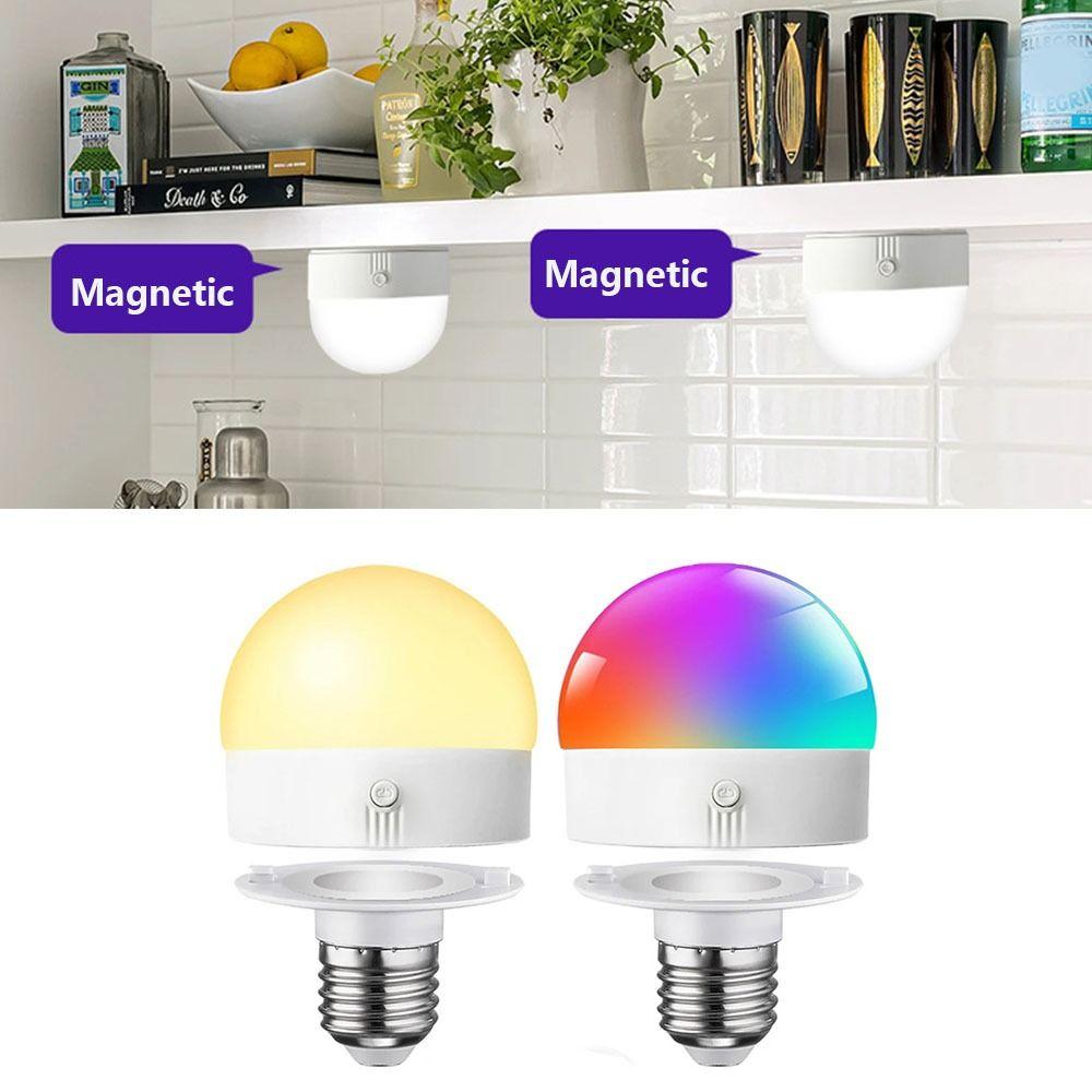 5W Emergency Bulb With Remote Stage Lamp Bulb Atmosphere Light RGB   Light Bulb  Bar