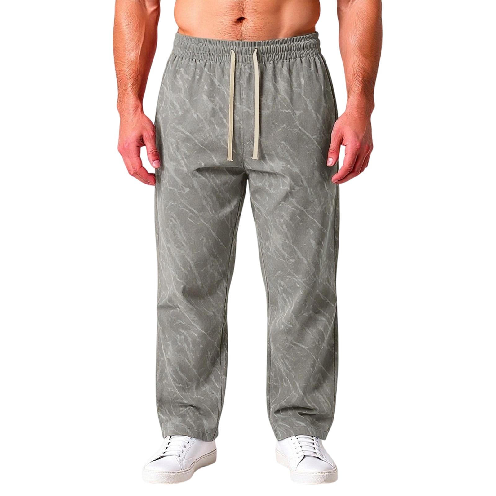 

Мужские Уличные Повседневные Свободные Большого размера Спортивные Брюки L