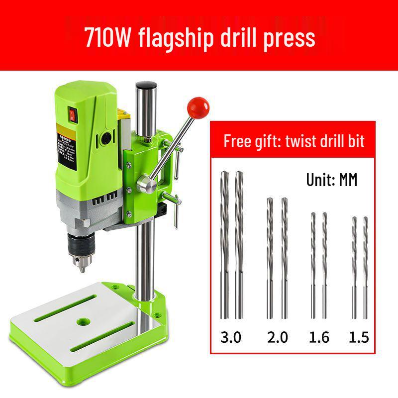 Compact 220V Multi-Functional Bench Drill & Lathe Machine