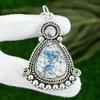 925 Silver Pear K2 Jasper Stone Bezel Elegant Handcrafted Mother Pendant Jewelry
