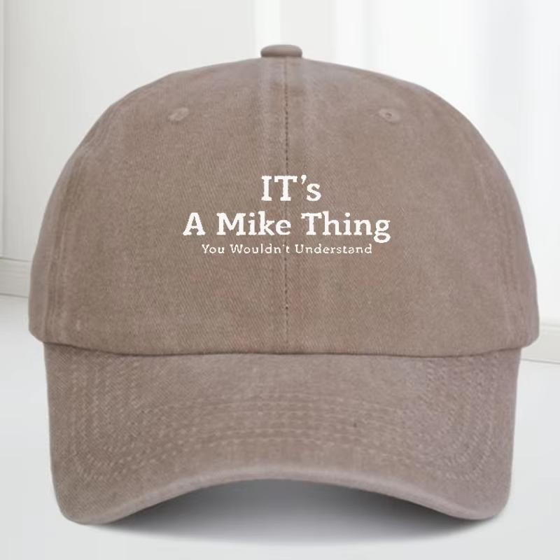 This Is Mike'S Matter, You Won'T Get It) Fashion Printed Baseball Cap, Vintage Dad Hat, Outdoor Casual Shade.Baseball Caps