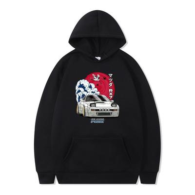 Independent Station Autumn and Winter New Car Loose Top Fashion Casual Hooded Sweater Men's and Women's Clothing